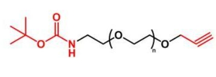 BOC-NH-PEG-Alkyne Alkyne-PEG-NH-BOC 叔丁氧羰基聚乙二醇炔