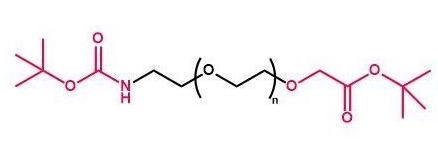  Boc-NH-PEG-Tert Boc-NH-PEG-CH2COOtBu  叔丁氧羰基聚乙二醇叔丁酯