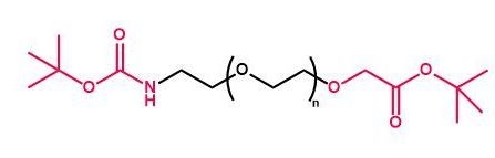 Boc-NH-PEG-Tert Boc-NH-PEG-CH2COOtBu  叔丁氧羰基聚乙二醇叔丁酯