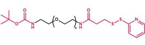 BOC-NH-PEG-OPSS OPSS-PEG-NH-BOC  叔丁氧羰基聚乙二醇巯基吡啶