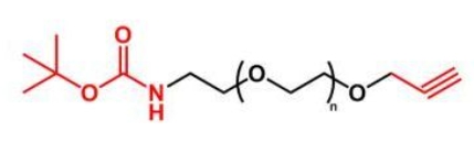  BOC-NH-PEG-Alkyne Alkyne-PEG-NH-BOC  叔丁氧羰基聚乙二醇炔