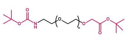 Boc-NH-PEG-Tert Boc-NH-PEG-CH2COOtBu  叔丁氧羰基聚乙二醇叔丁酯