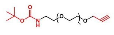 BOC-NH-PEG-Alkyne Alkyne-PEG-NH-BOC  叔丁氧羰基聚乙二醇炔