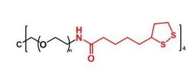 4ARM-PEG-LA 4Arm-PEG-Thioctic acid  四臂聚乙二醇硫辛酸