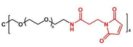  4ARM-PEG-MAL 4Arm-PEG-Maleimide  四臂聚乙二醇马来酰亚胺 