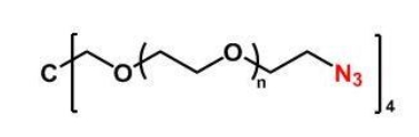 4ARM-PEG-N3 4ARM-PEG-Azide  四臂聚乙二醇叠氮