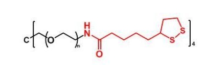 4ARM-PEG-LA 4Arm-PEG-Thioctic acid  四臂聚乙二醇硫辛酸 