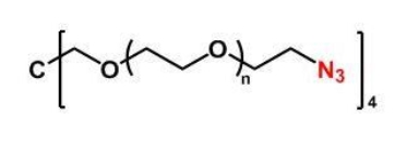 4ARM-PEG-N3 4ARM-PEG-Azide  四臂聚乙二醇叠氮