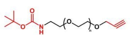 tBOC-NH-PEG-Alkyne Alkyne-PEG-NH-tBOC  叔丁氧酰胺聚乙二醇炔基