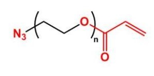  Azide-PEG-AC AC-PEG-Azide  叠氮聚乙二醇丙烯酸酯