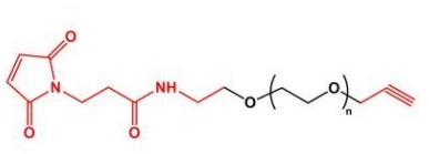 Alkyne-PEG-MAL MAL-PEG-Alkyne  炔基聚乙二醇马来酰亚胺