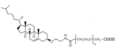 球10微米-9个C-peg1000-Cooh；胆固醇-聚乙二醇-羧基