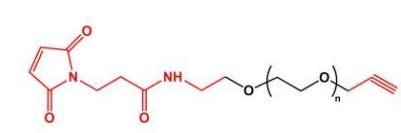 Alkyne-PEG-MAL MAL-PEG-Alkyne  炔基聚乙二醇马来酰亚胺
