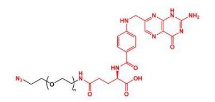 FA-PEG-N3 N3-PEG-FA Folate-PEG-Azide  叶酸聚乙二醇叠氮 