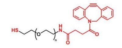  SH-PEG-DBCO 巰基聚乙二醇二苯基環辛炔 PEG衍生物
