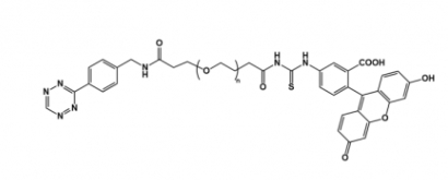Tetrazine-PEG-FITC 四嗪聚乙二醇荧光素  PEG衍生物