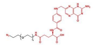 FA-PEG-N3 N3-PEG-FA Folate-PEG-Azide  叶酸聚乙二醇叠氮