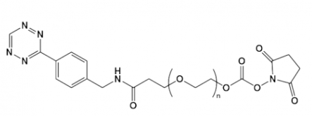 Tetrazine-PEG-NHS 四嗪-聚乙二醇-活性酯