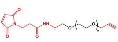 Alkyne-PEG-MAL MAL-PEG-Alkyne  炔基聚乙二醇马来酰亚胺