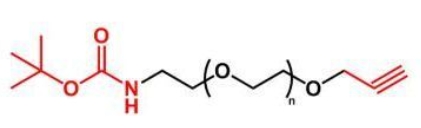tBoc-NH-PEG-Alkyne 叔丁氧酰胺聚乙二醇炔基