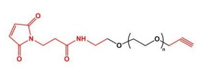 Alkyne-PEG-MAL MAL-PEG-Alkyne 炔基聚乙二醇马来酰亚胺