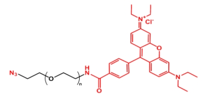  Rhodamine-PEG-N3 N3-PEG-Rhodamine 罗丹明B聚乙二醇叠氮