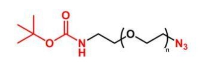 Azide-PEG-NH-tBoc tBoc-NH-PEG-N3 叠氮聚乙二醇叔丁氧羰基