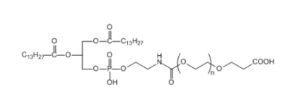 DMPE-PEG-COOH 1,2-十四酰基磷脂酰乙醇胺-聚乙二醇-羧基