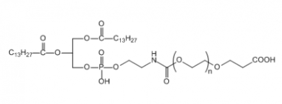 DMPE-PEG-COOH  1,2-十四酰基磷脂酰乙醇胺-聚乙二醇-羧基