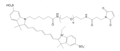 Cy7-PEG-Maleimide Cy7-PEG-Mal Cy7-聚乙二醇-马来酰亚胺