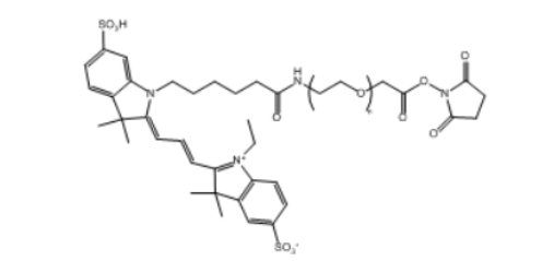 Cy3-PEG-NHS ester	，Cy3-聚乙二醇-活性酯 ，Cy3-聚乙二醇-琥珀酰亚胺酯