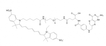 Cy7-PEG-Folate Cy7-聚乙二醇-叶酸 Cy7-PEG-Folate Cy7-聚乙二醇-叶酸