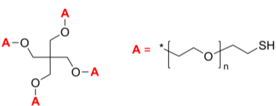 4-Arm PEG-SH 4臂星形-聚乙二醇-硫醇