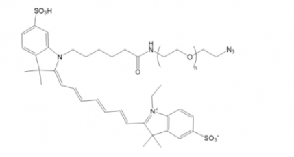 Cy7-PEG-N3 ，Cy7-聚乙二醇-叠氮