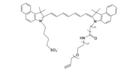 ICG-PEG-alkyne 吲哚菁绿-聚乙二醇-炔基