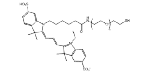 Cy3-PEG-SH  ， Cy3-聚乙二醇-巯基 