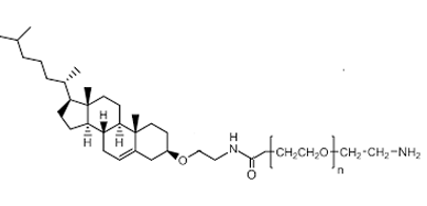 Cholesterol-PEG-Amine 胆固醇-聚乙二醇-氨基