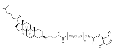 Cholesterol-PEG-MAL 胆固醇-聚乙二醇-马来酰亚胺