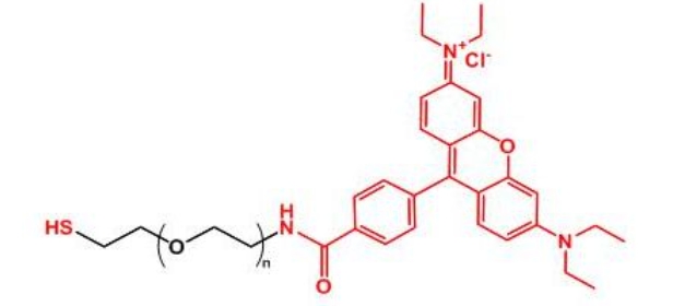 罗丹明聚乙二醇巯基 Rhodamine-PEG-SH