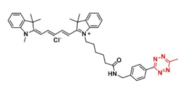 Cy5-Methyltetrazine Cy5-甲基四嗪 C42H48ClN7O