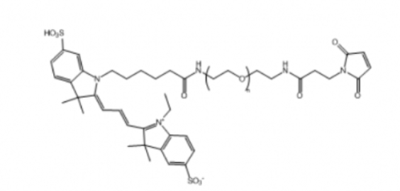 Cy3-PEG-Maleimide，Cy3-聚乙二醇-马来酰亚胺