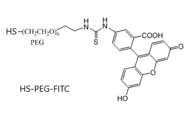 荧光素-聚乙二醇-硫醇 荧光标记 FITC-PEG-SH