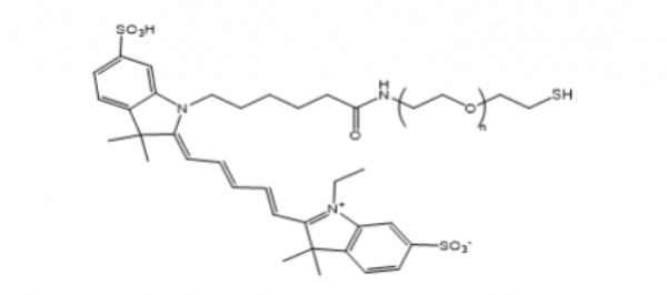 Cy5-PEG-SH，Cy5-聚乙二醇-硫醇