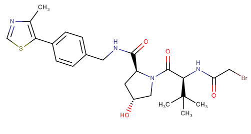 2379404-33-6，(S,R,S)-AHPC-C1-Br,  PROTAC(蛋白降解靶向嵌合体)