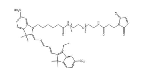 Cy5-PEG-Maleimide, Cy5-聚乙二醇-马来酰亚胺