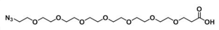 Azide-PEG7-Acid  叠氮七聚乙二醇羧基 分子式 C17H33N3O9