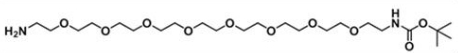  Amine-PEG8-NH-Boc；Boc-N-amido-PEG8-NH2 分子式 C23H48N2O10
