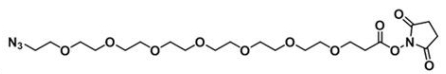 Azide-PEG7-NHS ester 叠氮七聚乙二醇活性酯 分子式 C21H36N4O11