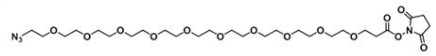  Azide-PEG10-NHS ester；N3-PEG10-NHS  叠氮十聚乙二醇活性酯
