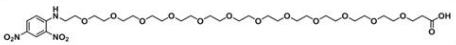 Acid-PEG12-DNP；DNP-PEG12-COOH  分子式 C33H57N3O18